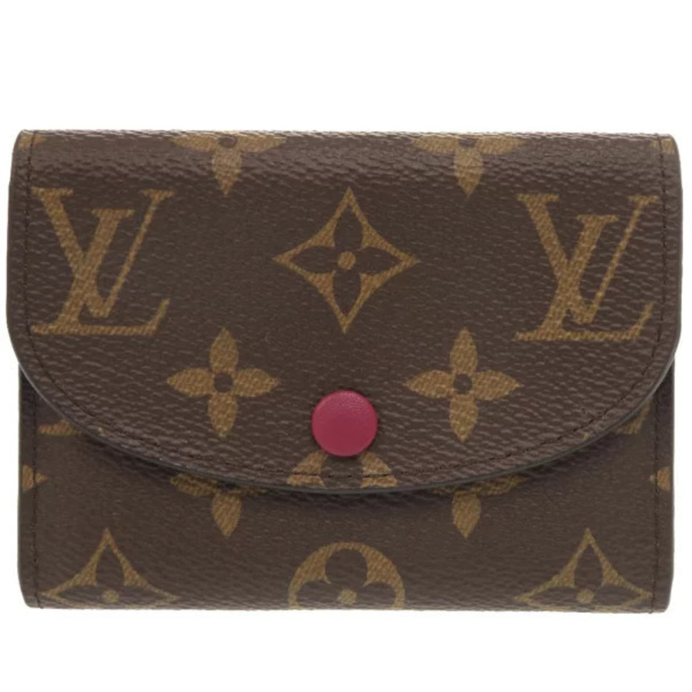 Louis Vuitton Portemonnaie Rosalie Monogram Fuschia Pink coin case Wallet LV